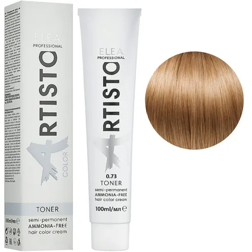0/73 Безаміачна фарба для волосся, 100 мл Toner Color ARTISTO ELEA Professional