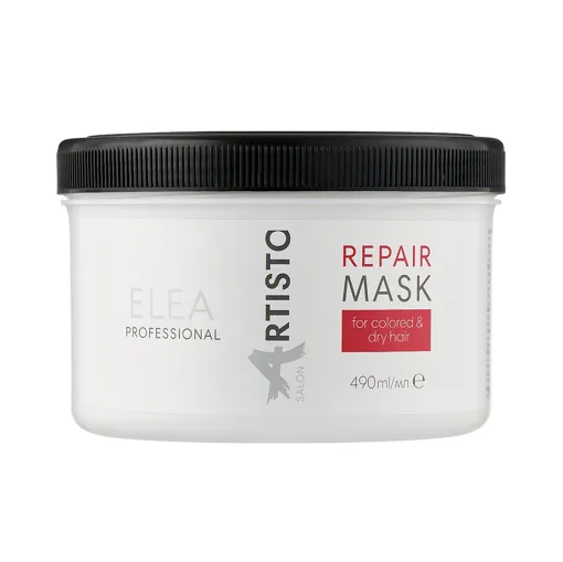 Маска відновлювальна для фарбованого і сухого волосся, 490 мл Repair Mask Salon ARTISTO ELEA Professional