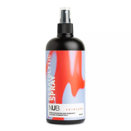 NUB Keratolitic Spray Спрей-кератолітик для педикюру на основі  сечовини 20% 500мл