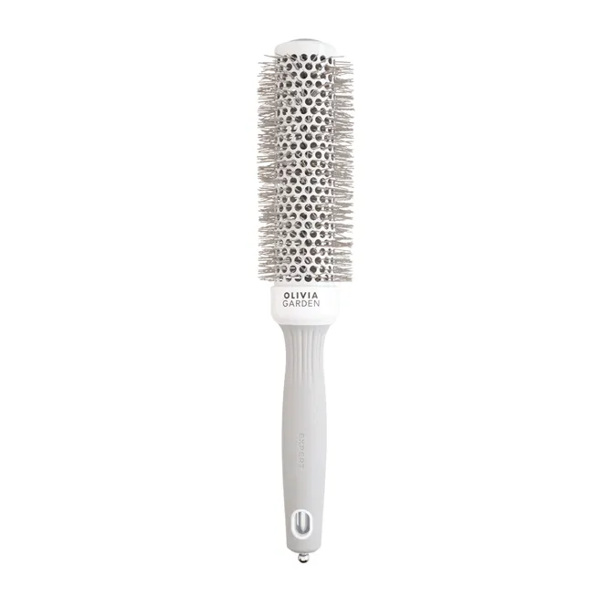 Браш D=35 EXPERT BLOWOUT SPEED Wavy Bristles White&amp;Grey ID2025 Olivia Garden