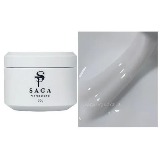   Гель рідкий для зміцнення нігтів, 30 мл №03 Liquid Gel SAGA Professional