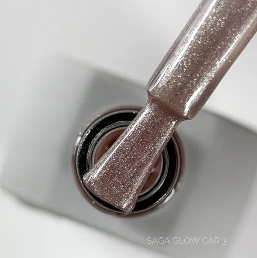 Гель-лак котяче око, 10 мл №03 Glow Cat Gel Polish SAGA Professional
