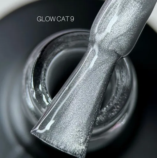 Гель-лак котяче око, 10 мл №09 Glow Cat Gel Polish SAGA Professional