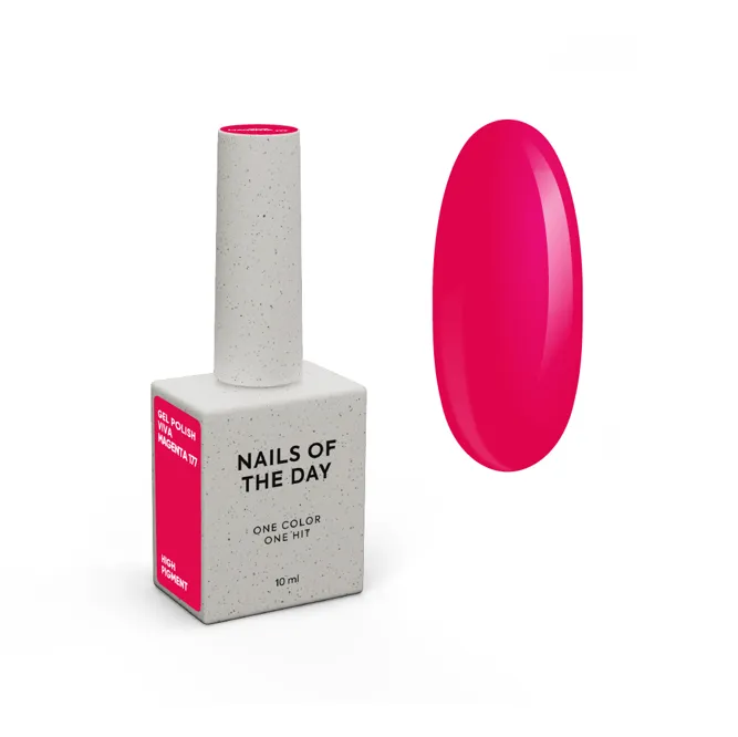 Гель-лак, 10 мл Let`s spesial VIVA MAGENTA Gel Polish NAILSOFTHEDAY 