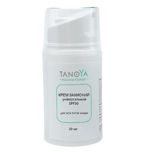 Крем захисний універсальний SPF30 для всіх типів шкіри обличчя, 50 мл TANOYA Cosmetolog