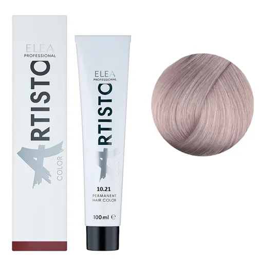 10/21 Стійка крем-фарба для волосся, 100 мл Permanent Hair Color ARTISTO ELEA Professional