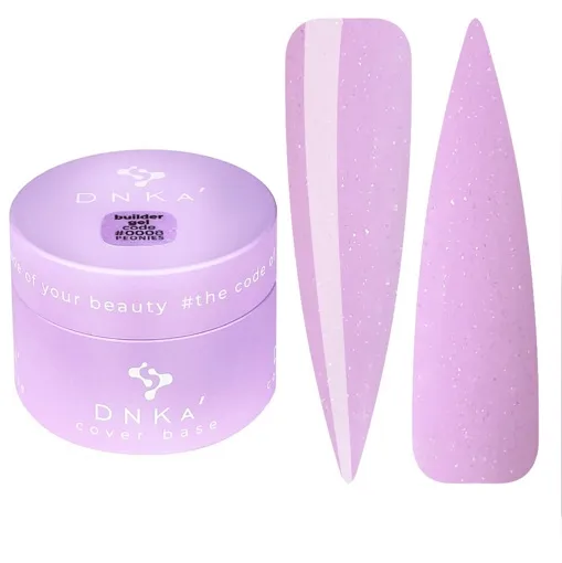DNKa Builder gel Гель для нарощування нігтів з шиммером 30мл №08 Peones
