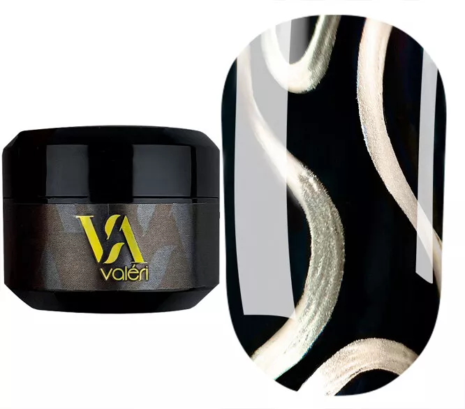 VALERI Metal Gel Paint Гель-фарба металізована 5 мл Gold