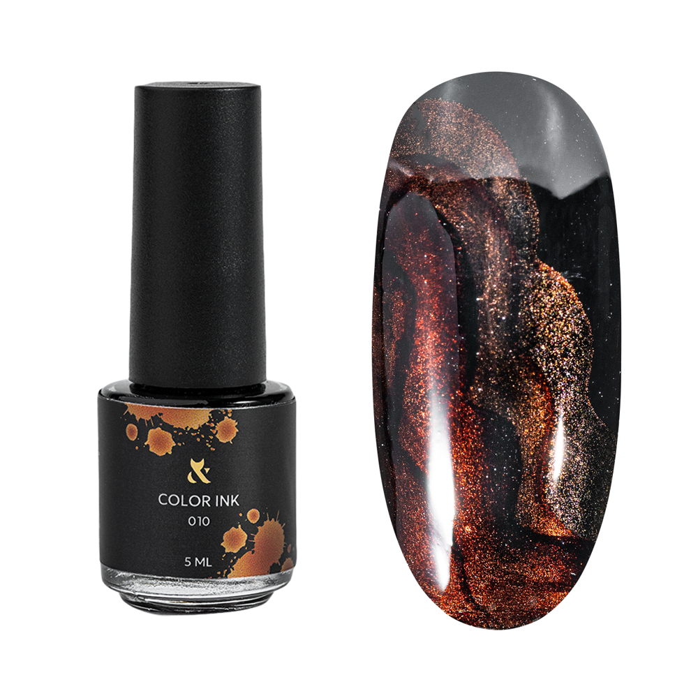 Чорнила для дизайну, 5 мл №010 Колір: Бронзовий NEW Ink Color F.O.X