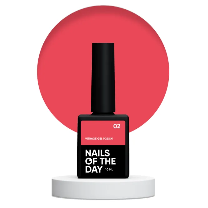 Гель-лак вітражний, 10 мл №02 Vitrage Gel Рolish NAILSOFTHEDAY 