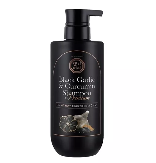 Шампунь преміальний з екстрактом чорного часнику та куркуміном 500мл SHAMPOO PREMIUM BLACK GARLIC &amp; CURCUMIN  DAENG GI MEO RI