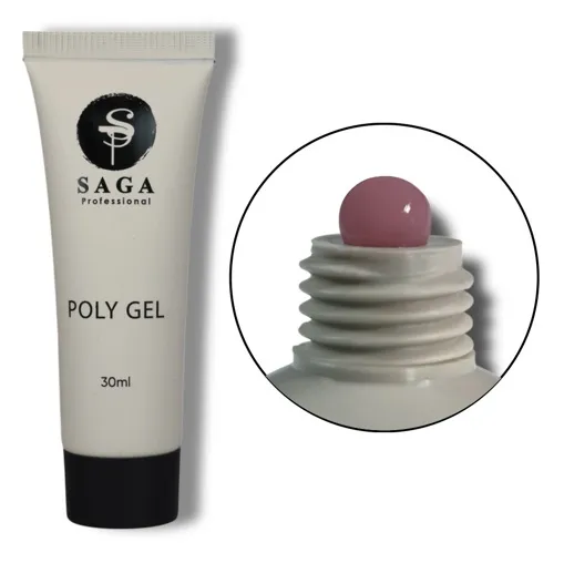 Полігель для нігтів, 30 мл №06 Poly Gel NEW SAGA Professional
