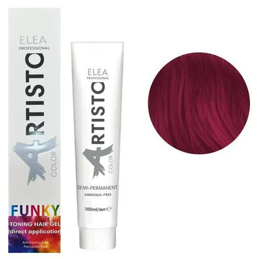 Тонувальний гель для волосся, 100 мл FUCHSIA  (фуксія) Funky Colors Toning Hair Gel ARTISTO ELEA Professional