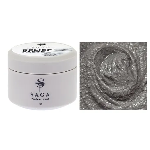 Паста рельєфна, 5 мл  №02 Колір: бежевий Relief paste SAGA Professional