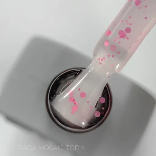 Топ матовий, 9 мл №02 MOSAIC TOP SAGA Professional