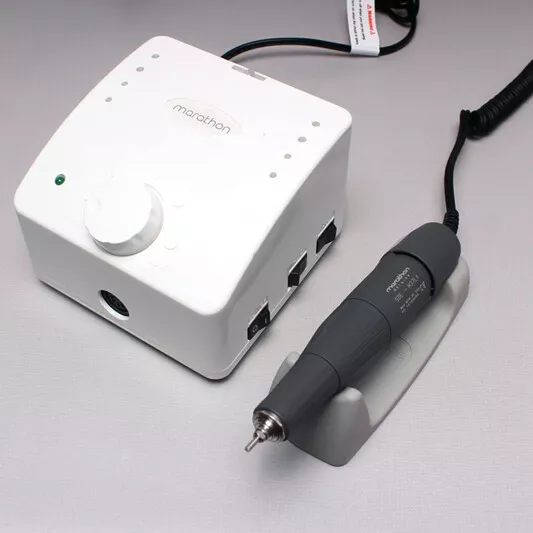 Фрезер "Мarathon"  CUBE K-35 35000 об БЕЗ педалі, потужність 45 Вт ручка з обдувом (White)