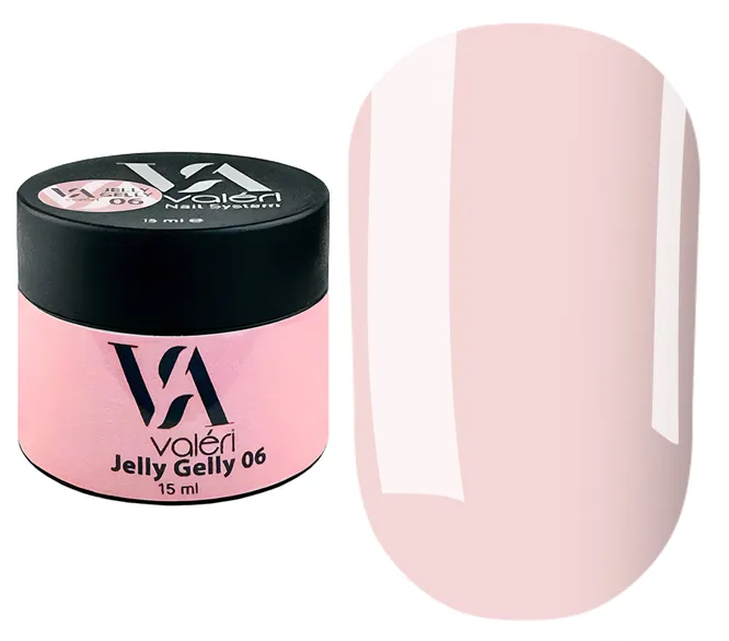 VALERI Jelly Gel Гель-желе для нарощування 15 мл №006 темно рожевий