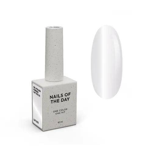 Гель-лак з ефектом котячого ока, 10 мл №01 Korean Сat Eye Gel polish NAILSOFTHEDAY