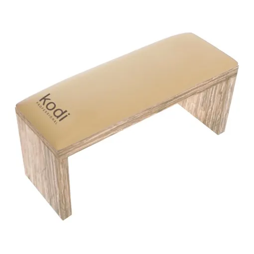 Підлокітник для манікюру на коричневих ніжках, колір: "Coffe milk" KODI Professional 