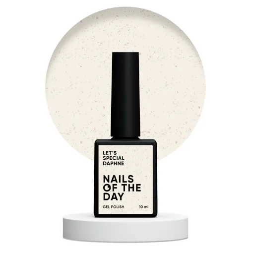 Гель-лак з золотою поталлю, 10 мл Let`s spesial DAPHINE /№189 Gel Polish NAILSOFTHEDAY 