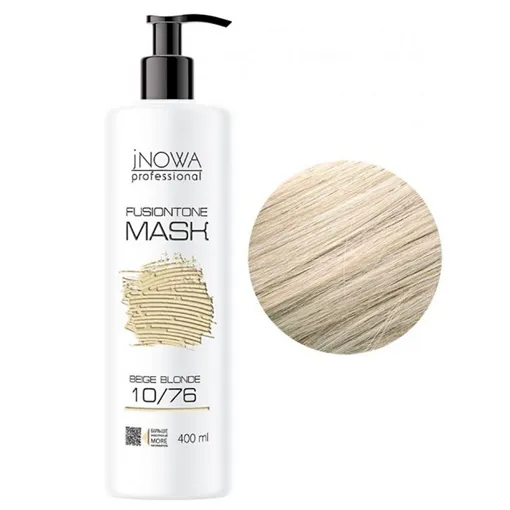 10/76 бежевий блонд Тонувальна маска для волосся, 400 мл FusionTone Mask jNOWA Professional