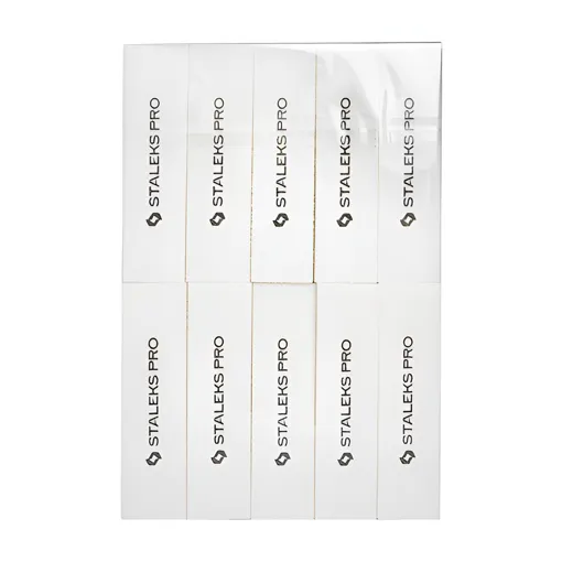 Бафи-шліфувальники для манікюру 150 грит EXPERT 51 прямокутні (10 шт) NFB-51-150-10 STALEKS PRO