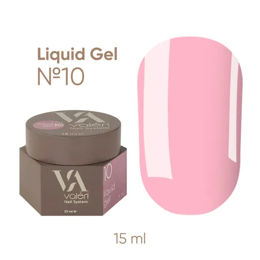 Гель рідкий для укріплення нігтів 15 мл №010 Liquid Gel VALERI