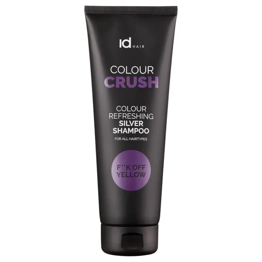 Шампунь фіолетовий для нейтралізації жовтизни, 250 мл Silver Shampoo F**K Off Yellow Colour Crush ID Hair