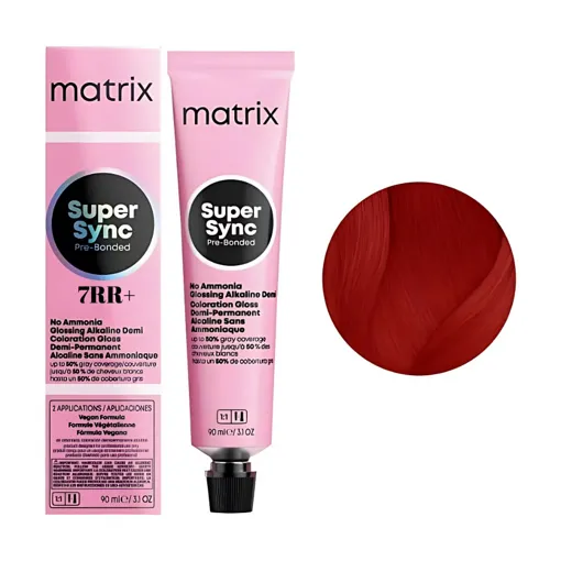 7RR+ Тонер для волосся на лужній основі без аміаку, 90 мл SUPER SYNC  Pre-Bonded MATRIX