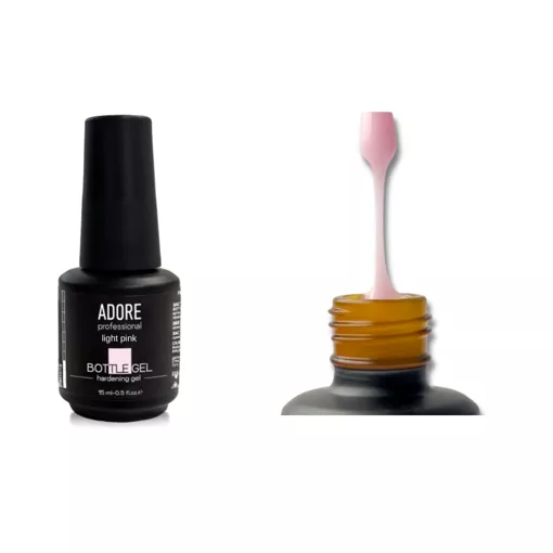 ADORE Bottle Gel Гель рідкий для укріплення нігтів 15мл LIGHT PINK 