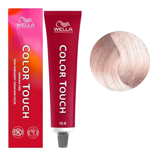 10/6 дуже яскравий блондин фіолетовий Фарба для тонування волосся без аміаку (Оновлена формула), 60 мл COLOR TOUCH Wella Professionals