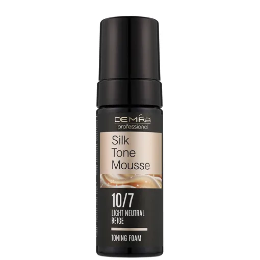 10/7 світлий натуральний беж Тонувальний мус з шовком, 120 мл SilkTone Mousse DEMIRA Professional