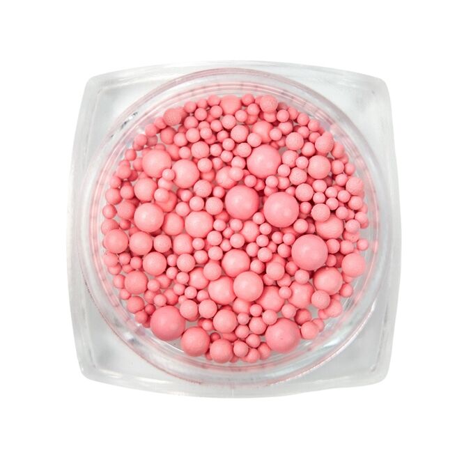 Намистинки для декору №02 Pink Puffy Dot SILLER Professional 