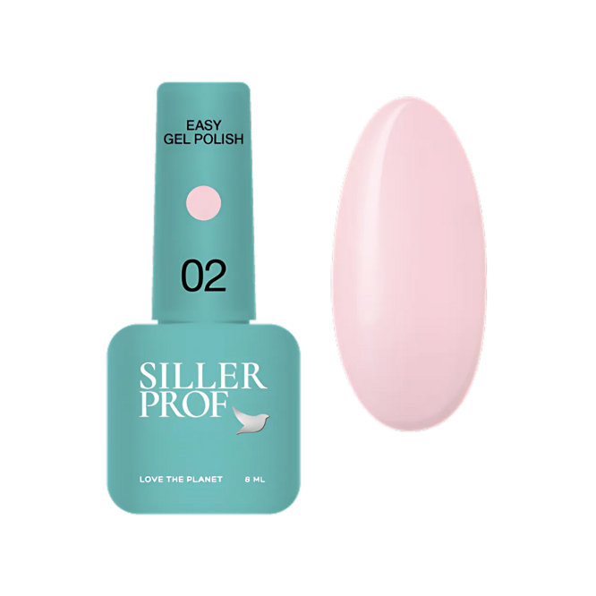 Гель-лак 3в1, 8 мл №02 One-step Easy Gel Polish SILLER Professional
