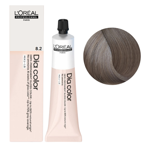 8/2 Фарба тонуюча на лужній основі без аміаку, 60мл Alkaline Demi-permanent cream color Dia Color L`Oreal Professionnel