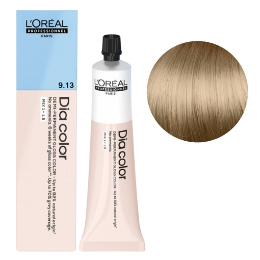 9/13 Фарба тонуюча на лужній основі без аміаку, 60мл Alkaline Demi-permanent cream color Dia Color L`Oreal Professionnel