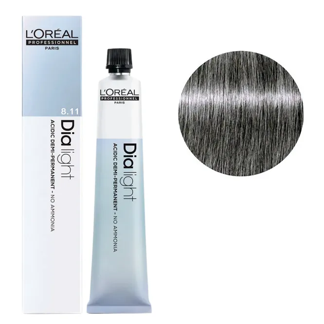 8/11 Фарба-гель тонуюча на кислотній основі без аміаку, 50мл Acidic Gloss Color Dia Light L`Oreal Professionnel