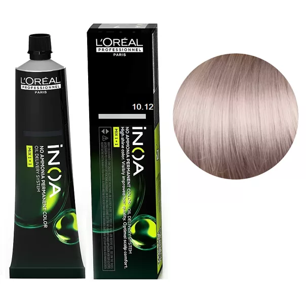 10/12 Фарба для волосся стійка без аміаку, 60мл No-Ammonia Permanent Color  INOA L`Oreal Professionnel 