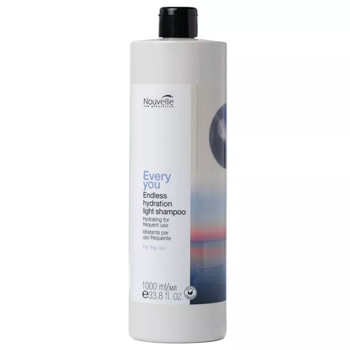 Шампунь зволожуючий для частого використання для тонкого волосся, 1000мл Endless Hydration Light Shampoo Every You Nouvelle 