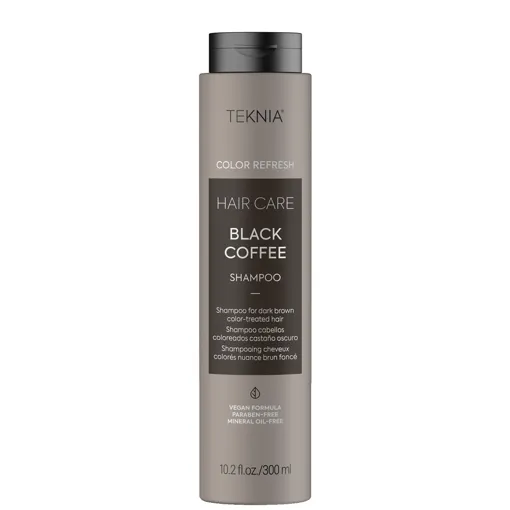 Шампунь для оновлення темних коричневих відтінків волосся, 300 мл 44032 BLACK COFFEE SHAMPOO Color Refresh TEKNIA LAKME