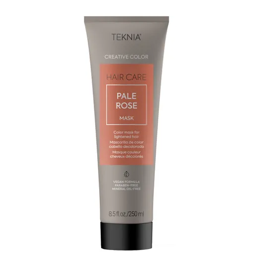 Маска для оновлення кольору освітленого волосся (пастельно-рожева), 250 мл 44082 PALE ROSE MASK Creative Color TEKNIA LAKME