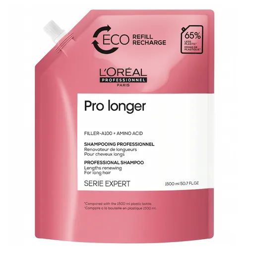 Шампунь для відновлення по довжині, 1500 мл (Refil) Shampoo Pro Longer Serie Expert L`Oreal Professionnel