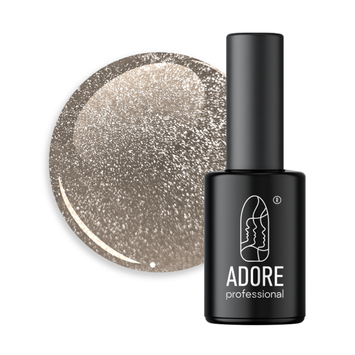 ADORE Cat`s Eye  Cristal Flash Gel Polish Гель-лак котяче око з ефектом діамантового мерехтіння 8мл № С-07