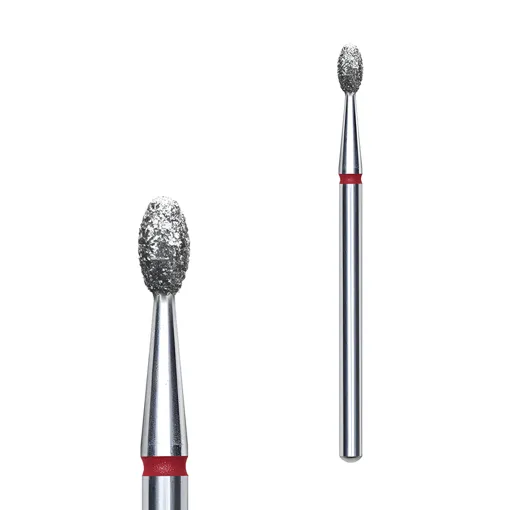 Фреза діамантова ОЛИВА ЧЕРВОНА діаметр 2,5 мм / робоча частина 5 мм EXPERT (FA130R025/5) STALEKS PRO