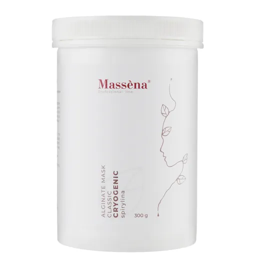 Альгінатна маска для обличчя на основі спірулини "Кріогенна", 300 г CRYOGENIC Classic Alginate Mask Massena
