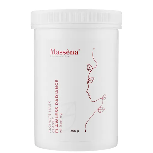 Альгінатна маска для обличчя відбілювальна "Бездоганне сяяння", 300 г FLAWLESS RADIANCE Classic Alginate Mask Massena