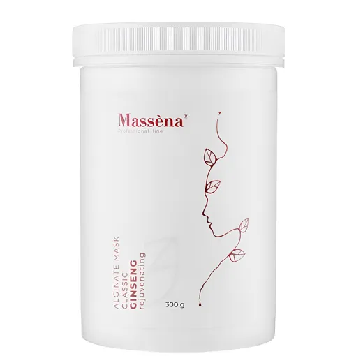 Альгінатна маска для обличчя омолоджувальна "Женьшень", 300 г GINSENG Classic Alginate Mask Massena