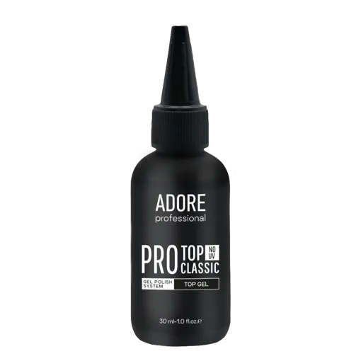 Фініш без липкого шару та без UV-фільтрів, 30 мл PRO CLASSIC TOP |no UV ADORE