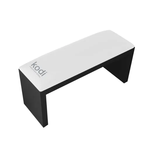Підлокітник для манікюру на чорних ніжках, колір: "White" KODI Professional
