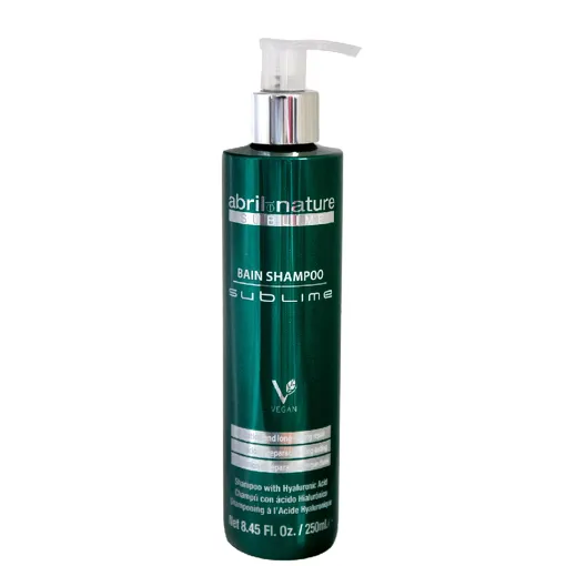 Шампунь зволожувальний для пошкодженного та густого волосся з гіалуроновою кислотою, 250 мл Bain Shampoo SUBLIME Abril et Nature